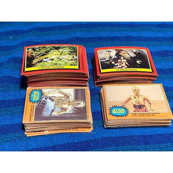 Vintage 1977-1983 OPC Star Wars Series 5 Trading Card Lot & ROTJ PR-MT - Picture 7 of 12